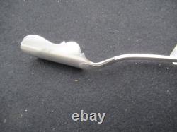 ANTIQUE SILVER SOLID SALT SPOON 205 mm 59 G