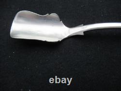 ANTIQUE SILVER SOLID SALT SPOON 205 mm 59 G