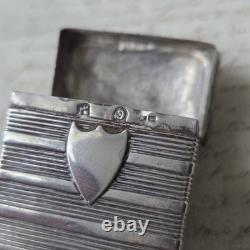 ANTIQUE SOLID SILVER PILL BOX Dutch Massive 18th 19th Century