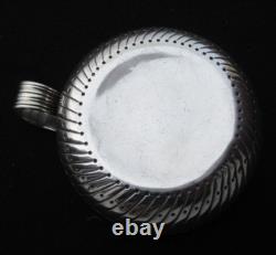 ANTIQUE SOLID SILVER TASTEVIN NAMED TASTE VIN hallmark JFP ROOSTER 116 g 93 mm