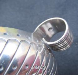 ANTIQUE SOLID SILVER TASTEVIN NAMED TASTE VIN hallmark JFP ROOSTER 116 g 93 mm