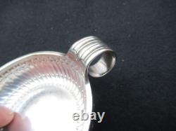 ANTIQUE SOLID SILVER TASTEVIN NAMED TASTE VIN hallmark JFP ROOSTER 116 g 93 mm