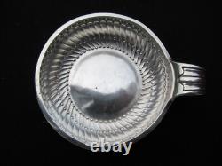 ANTIQUE SOLID SILVER TASTEVIN NAMED TASTE VIN hallmark JFP ROOSTER 116 g 93 mm