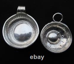 ANTIQUE SOLID SILVER TASTEVIN NAMED TASTE VIN hallmark JFP ROOSTER 116 g 93 mm