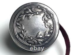 ANTIQUE Sterling Silver Sewing Measuring Tape