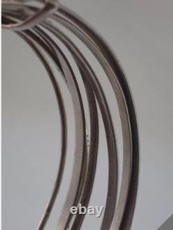 ANTIQUE Weekly Bracelet in Solid Silver 40 grams. LARGE model. MAGNIFICENT