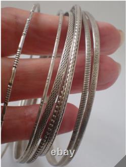 ANTIQUE Weekly Bracelet in Solid Silver 40 grams. LARGE model. MAGNIFICENT