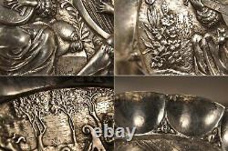 A Cup Offers Old Silver Massive Antique Salva Solid Silver Augsburg 18
