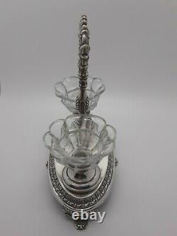 Ancien Saleron Double Argent Massif Paris 1819-1838 Jean-francois Veyrat Silver