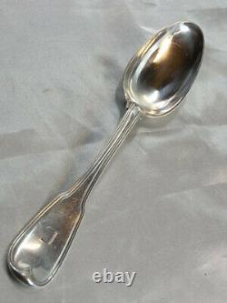 Ancienne Great Cuiller Argent Massif General Ferms Model Filet 18th