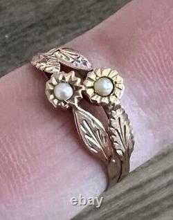 Ancient 18k Art Nouveau Gold Ring