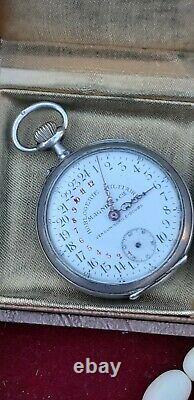Ancient 24h Magnien Military Pocket Watch - Co.