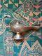 Ancient Aladin-type Oil Lamp In Solid 925 Sterling Silver