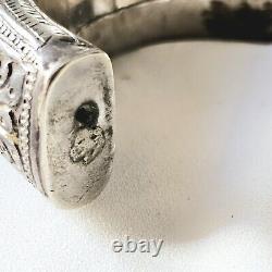 Ancient Bedouin Silver Bracelet with Bells Kévin Oman 71g Circa 1900