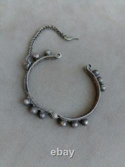 Ancient Berber Bracelet Moroccan in Solid Silver