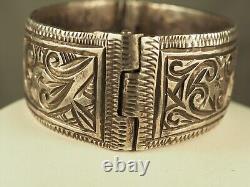 Ancient Berber Bracelet Solid Silver Antique Silver Ethnic Bracelet 89g