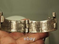 Ancient Berber Bracelet Solid Silver Antique Silver Ethnic Bracelet 89g