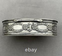 Ancient Box Silver Art Nouveau Henin And Cie Colombes XIX Pill Box