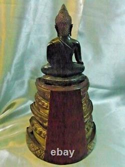 Ancient Buddha Goddess Silver Massive Statue Asian Buddha Silver China