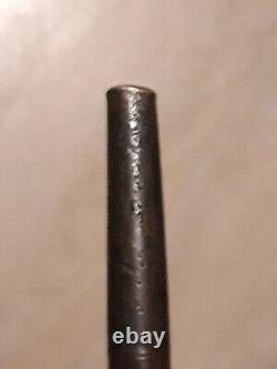 Ancient Cane With Massive Silver Pommeau, Indochina, Ideogram, Dragon