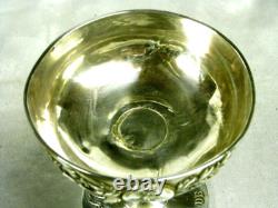 Ancient Chalice Cup Trophy Silver Shooting Wild Boar Eugène Lefebvre 1889