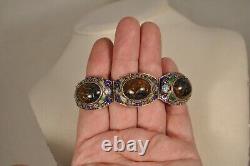 Ancient Chinese Enameled Silver Bracelet