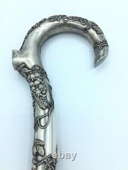 Ancient Chinese Umbrella Apple In Solid Silver