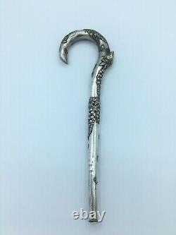 Ancient Chinese Umbrella Apple In Solid Silver