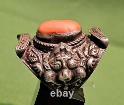 Ancient Ethnic Nepalese Saddle Ring