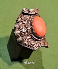 Ancient Ethnic Nepalese Saddle Ring