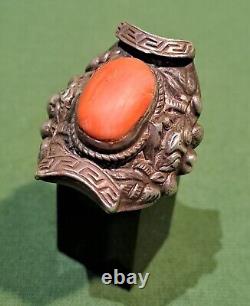 Ancient Ethnic Nepalese Saddle Ring