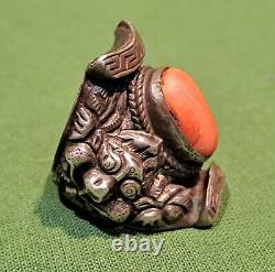 Ancient Ethnic Nepalese Saddle Ring