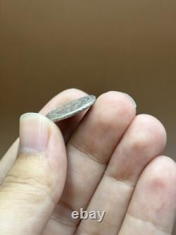 Ancient Greco-Bactrian coin of Eucratides I in solid silver AR t