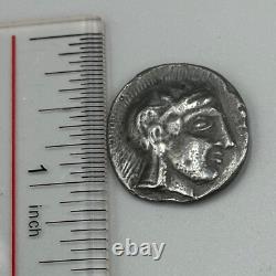 Ancient Greek coin Athena in solid silver tetradrachm circa 449-413 BC