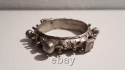 Ancient Hinged Bracelet from Nomadic Moorish or Berber Tribe MIZAM