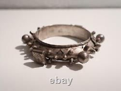 Ancient Hinged Bracelet from Nomadic Moorish or Berber Tribe MIZAM