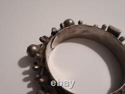 Ancient Hinged Bracelet from Nomadic Moorish or Berber Tribe MIZAM