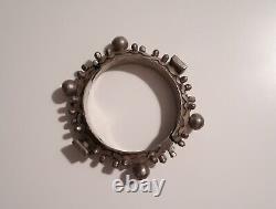 Ancient Hinged Bracelet from Nomadic Moorish or Berber Tribe MIZAM