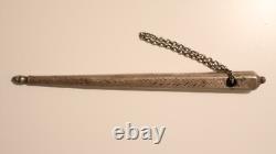 Ancient Jewish Yad Torah Reading Pointer and its Chain Judaica 19th Century