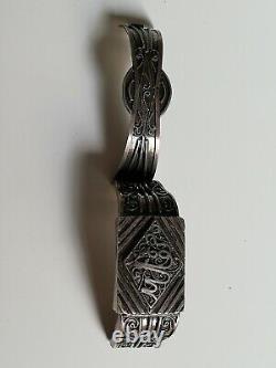 Ancient Oriental Solid Silver Bracelet