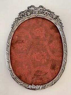 Ancient Photo Frame In Solid Silver Hanau Wolf & Knell Silver Antique German