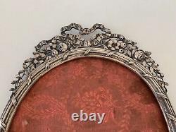 Ancient Photo Frame In Solid Silver Hanau Wolf & Knell Silver Antique German