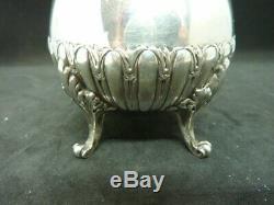 Ancient Pot With Creamer Milk Solid Silver Brace