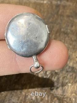 Ancient Religious Reliquary Medallion in Solid Silver Burial VM S. Simpliciae