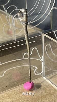 Ancient Roman Hairpin, Solid Silver, II-III AD