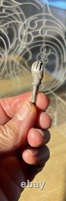 Ancient Roman Hairpin, Solid Silver, II-III AD