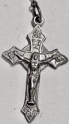 Ancient Rosary 40 cm entirely in solid silver 19 grams