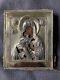 Ancient Russian Icons Silver 84 Virgin Oil Orthodox Child