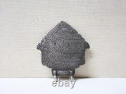 Ancient Silver Talisman Pendant Farsi Persian Ethnicity 19th Century