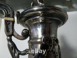 Ancient Silver Teapot Massive 992 Grams